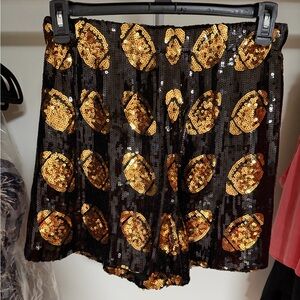 Sequin Gold and Black Skirt